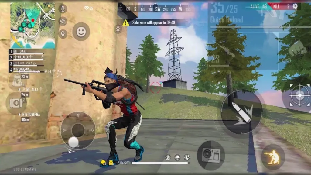 Free Fire Game Battle